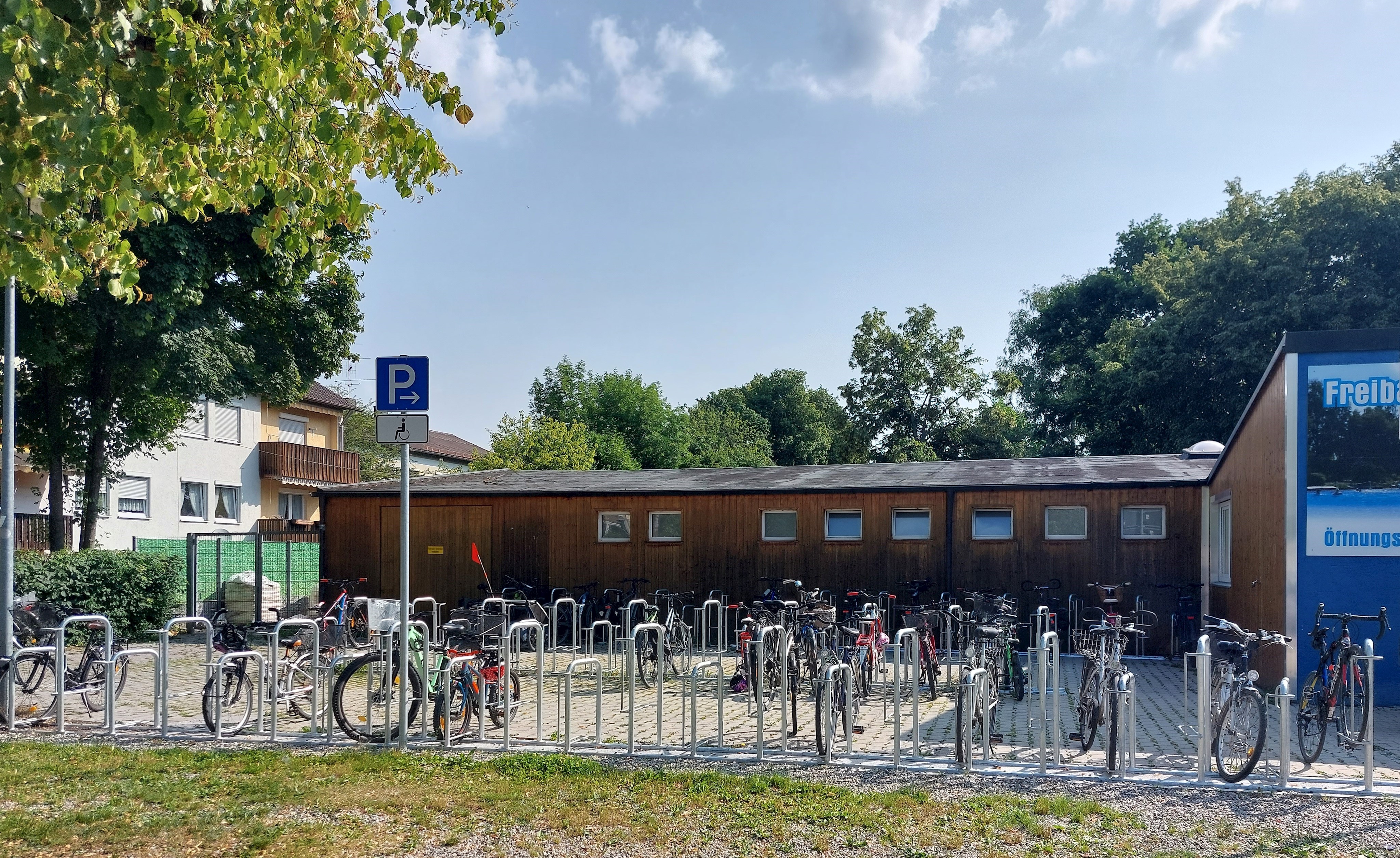 Fahrradstellplatz Freibad