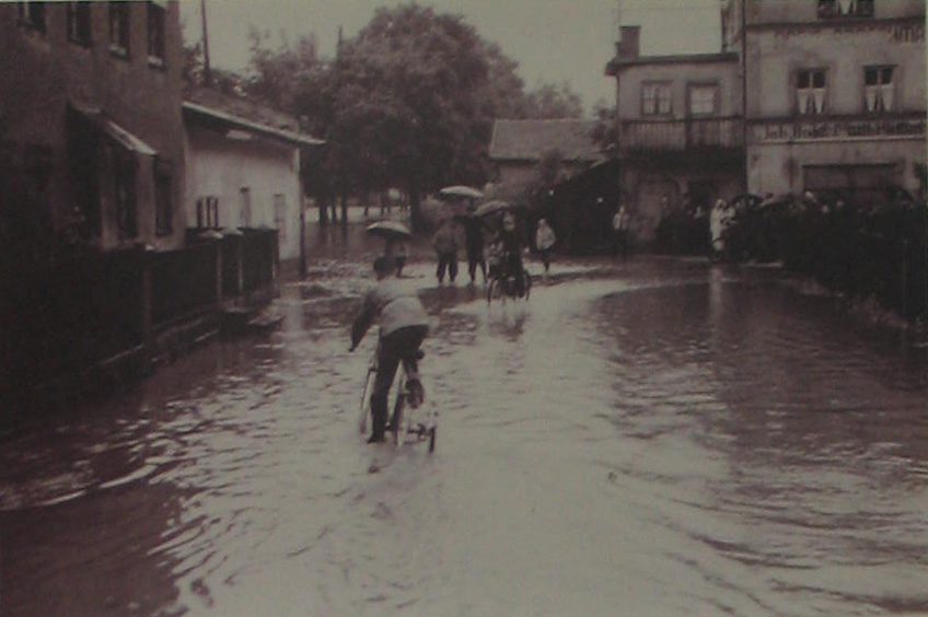 Hochwasser 1954 - Unteres Tor/Jahnstraße