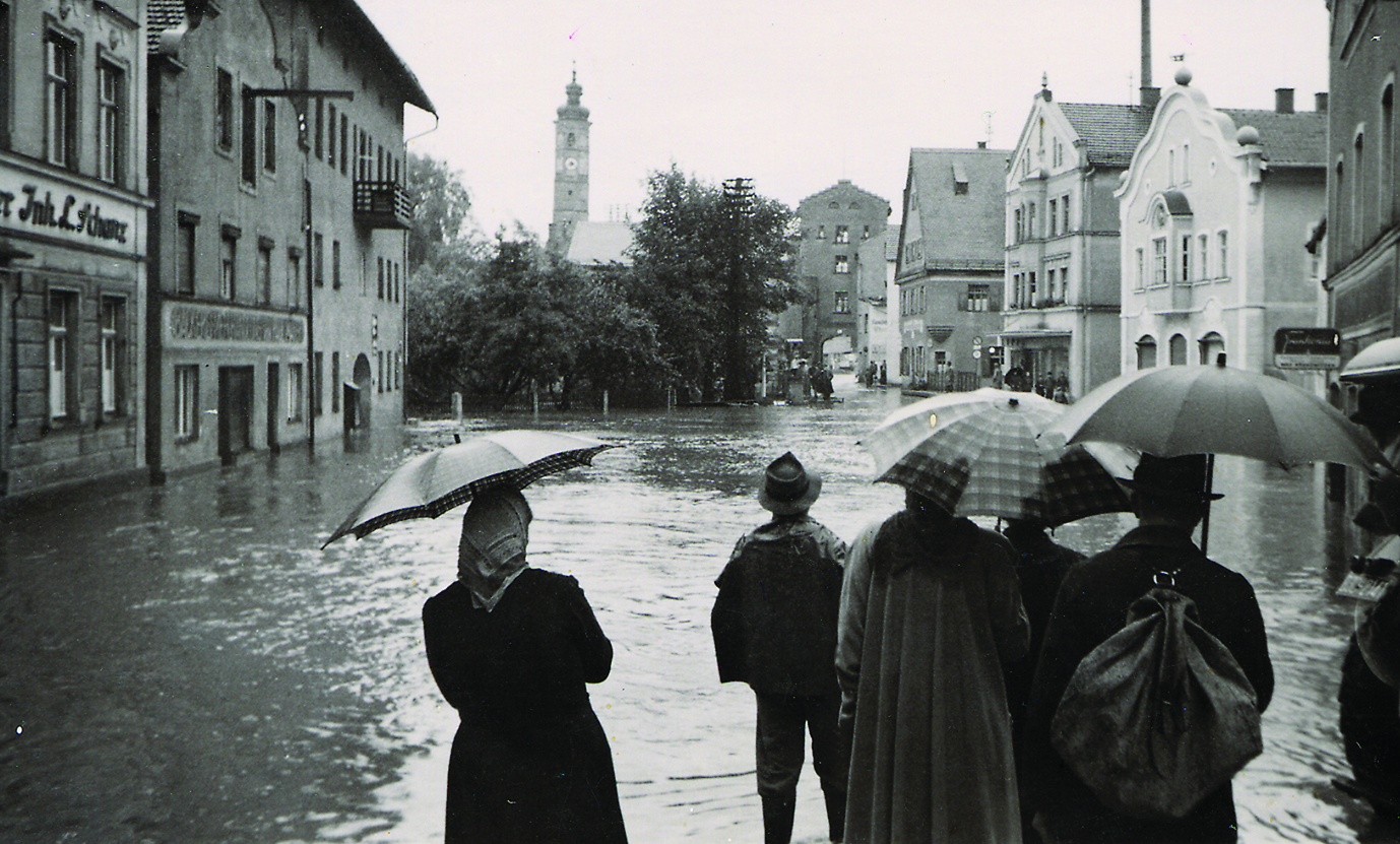 Historisches Hochwasser Johannisplatz