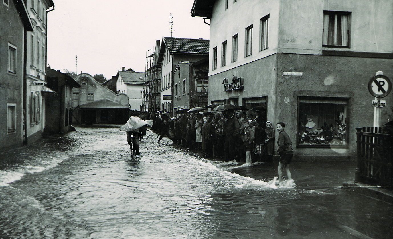 Historisches Hochwasser Haager Str.