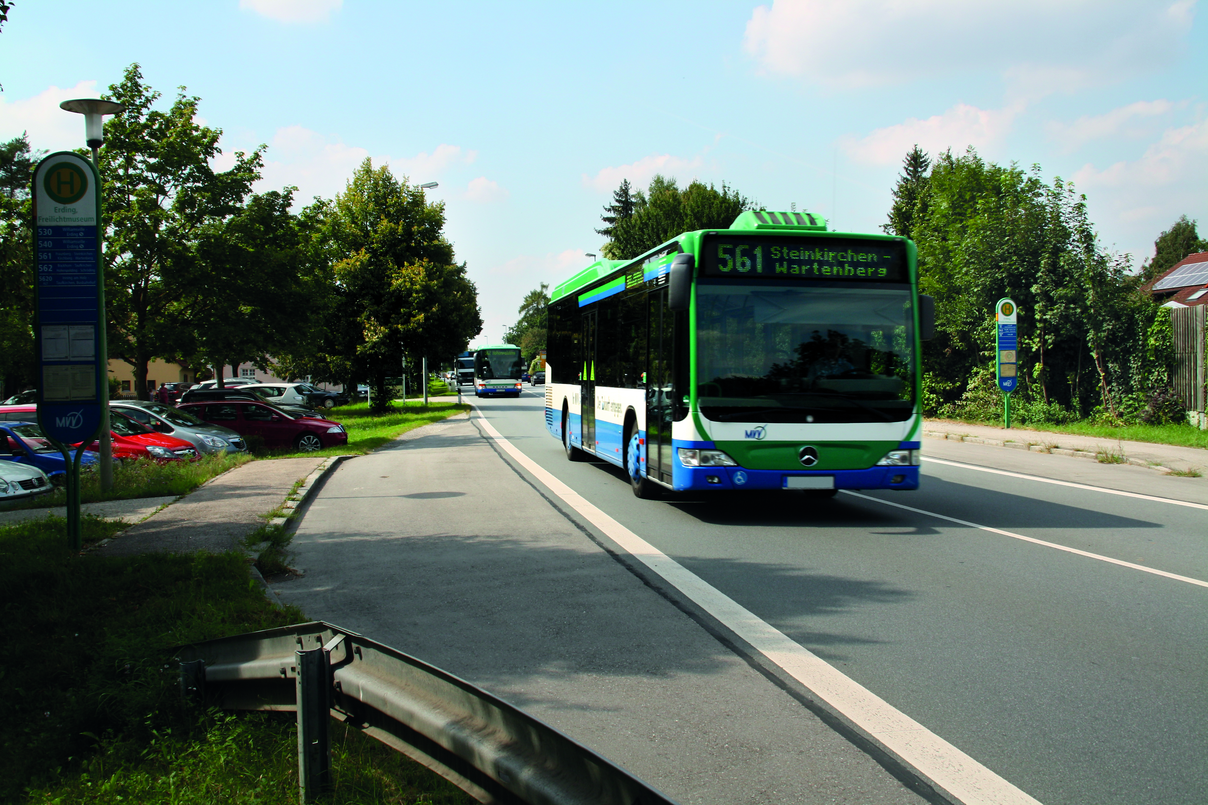 MVV Busfahrplanänderung bei den Linien 564, 565, 9404
