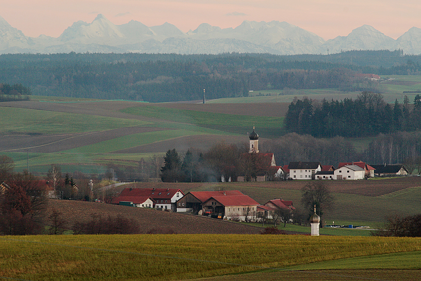 Blick über Kleinkatzbach und Kirchstetten