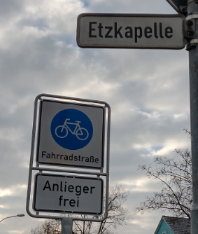 Erste Fahrradstraße Dorfen