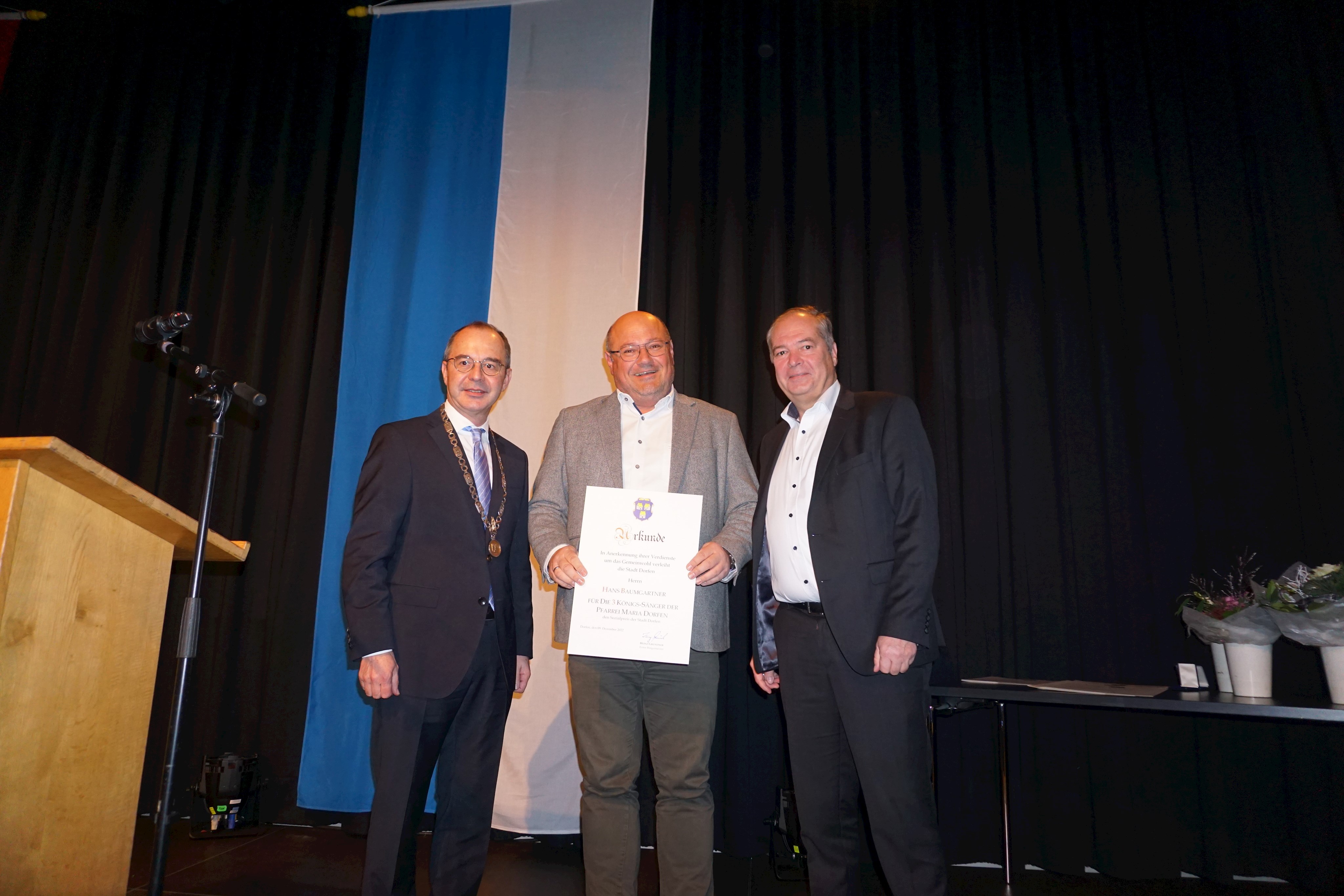 Sozialpreis 2022 - Hans Baumgartner - Dreikönigssänger