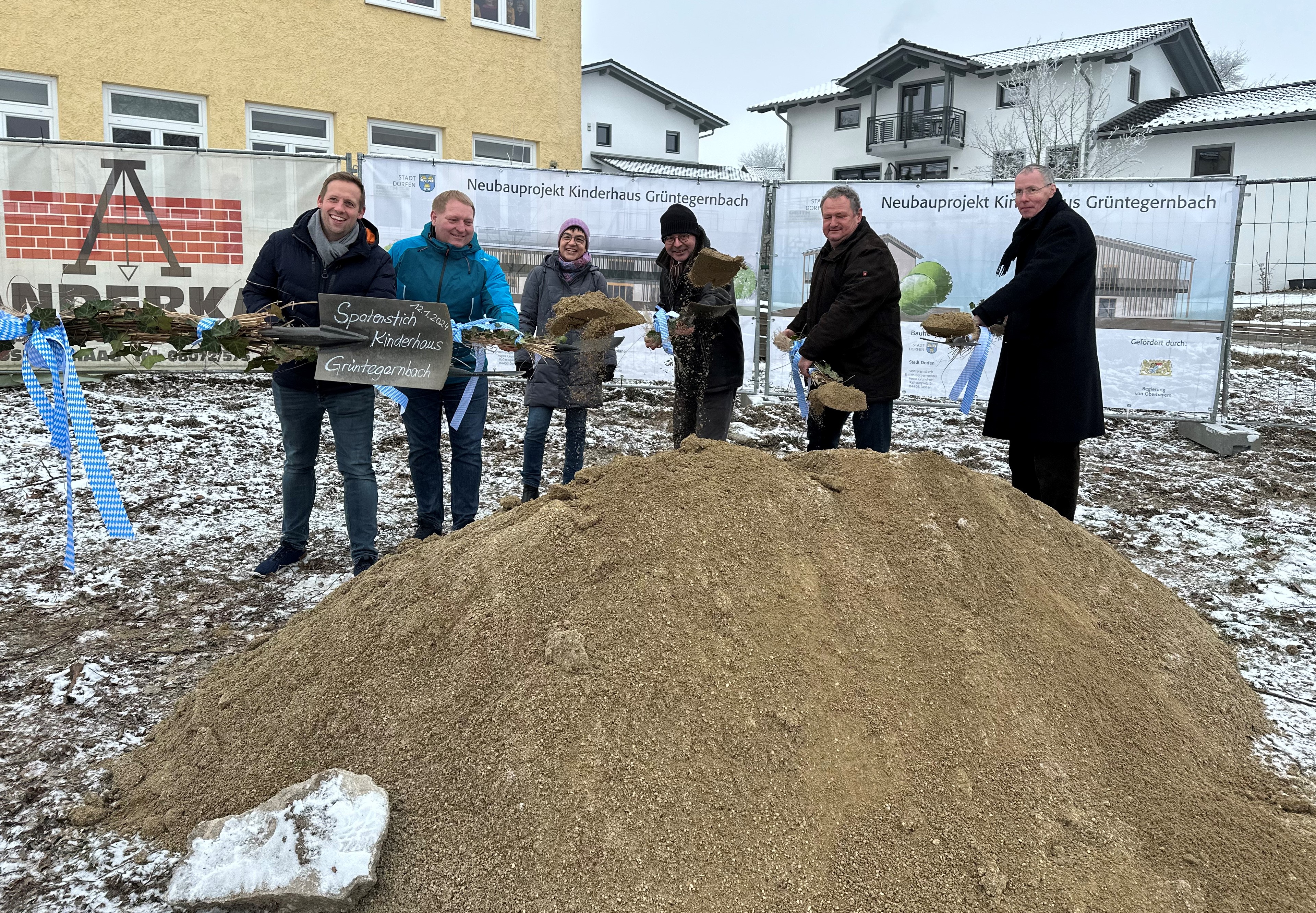 Spatenstich Kinderhaus Grüntegernbach