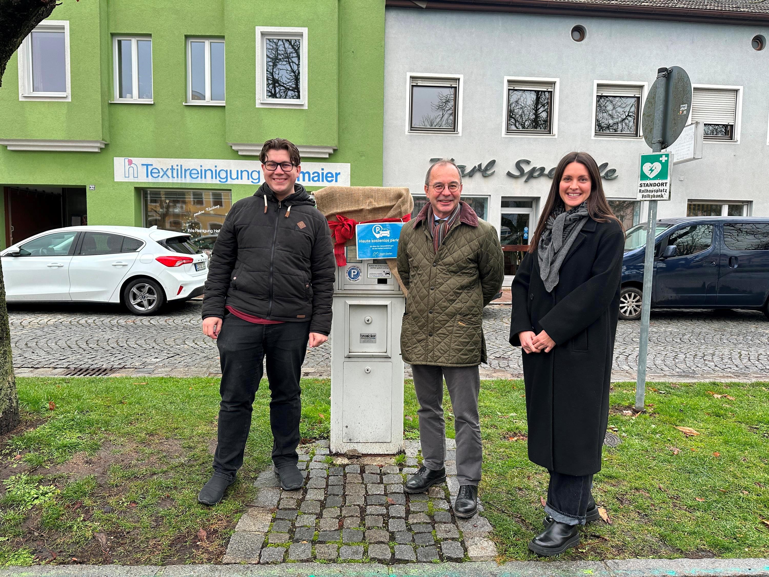 Aktion freies Parken an Adventsfreitagen